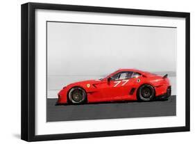 2006 Ferrari 599 GTB Fiorano Watercolor-NaxArt-Framed Art Print