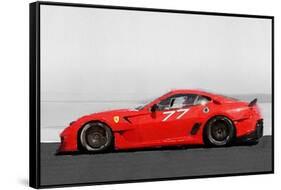 2006 Ferrari 599 GTB Fiorano Watercolor-NaxArt-Framed Stretched Canvas