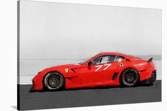 2006 Ferrari 599 GTB Fiorano Watercolor-NaxArt-Stretched Canvas