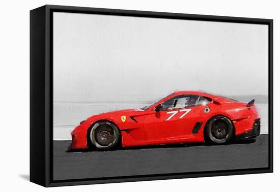 2006 Ferrari 599 GTB Fiorano Watercolor-NaxArt-Framed Stretched Canvas