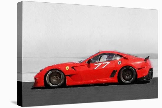 2006 Ferrari 599 GTB Fiorano Watercolor-NaxArt-Stretched Canvas