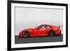 2006 Ferrari 599 GTB Fiorano Watercolor-NaxArt-Framed Premium Giclee Print