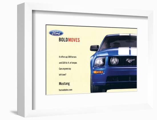 2007 Mustang-Offers 300 Horses-null-Framed Premium Giclee Print