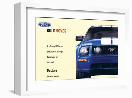 2007 Mustang-Offers 300 Horses-null-Framed Art Print