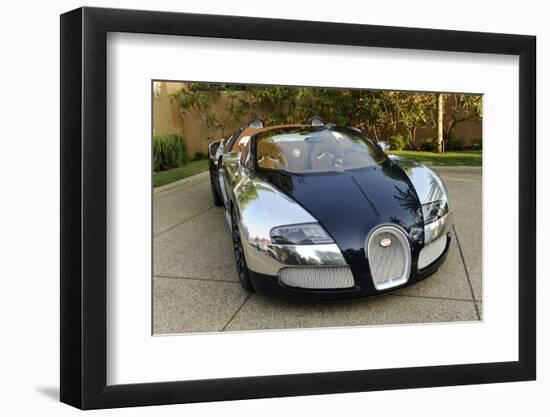 2009 Bugatti Veyron Sang Bleu-null-Framed Photographic Print