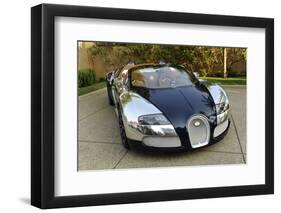 2009 Bugatti Veyron Sang Bleu-null-Framed Photographic Print