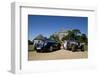 2009 Rolls Royce Phantom Drophead Coupe with 1909 Rolls Royce Silver Ghost-null-Framed Photographic Print