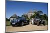 2009 Rolls Royce Phantom Drophead Coupe with 1909 Rolls Royce Silver Ghost-null-Mounted Photographic Print