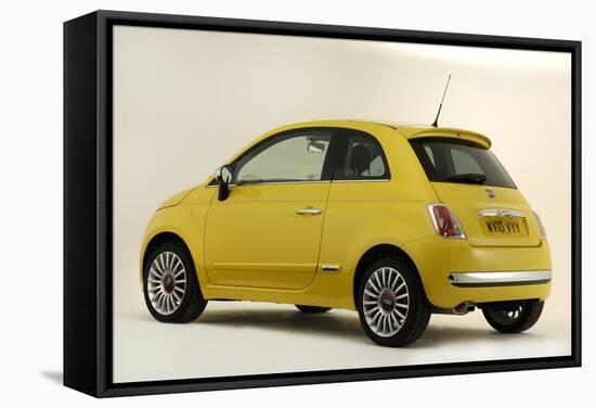 2010 Fiat 500-null-Framed Stretched Canvas