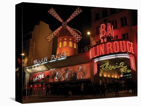 2010 Moulin Rouge at night-null-Stretched Canvas