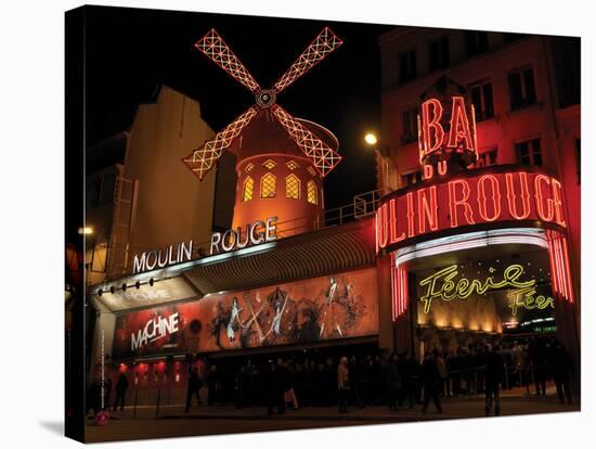 2010 Moulin Rouge at night-null-Stretched Canvas