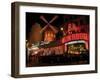 2010 Moulin Rouge at night-null-Framed Photographic Print