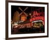 2010 Moulin Rouge at night-null-Framed Photographic Print