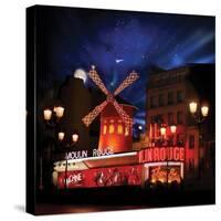 2010 Moulin Rouge full moon-null-Stretched Canvas