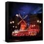 2010 Moulin Rouge full moon-null-Framed Stretched Canvas