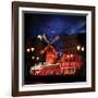 2010 Moulin Rouge full moon-null-Framed Photographic Print