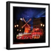 2010 Moulin Rouge full moon-null-Framed Photographic Print