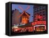 2010 Moulin Rouge night fall-null-Framed Stretched Canvas