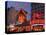 2010 Moulin Rouge night fall-null-Stretched Canvas