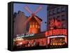2010 Moulin Rouge night fall-null-Framed Stretched Canvas