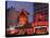 2010 Moulin Rouge night fall-null-Stretched Canvas