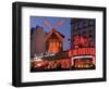 2010 Moulin Rouge night fall-null-Framed Photographic Print