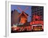 2010 Moulin Rouge night fall-null-Framed Photographic Print