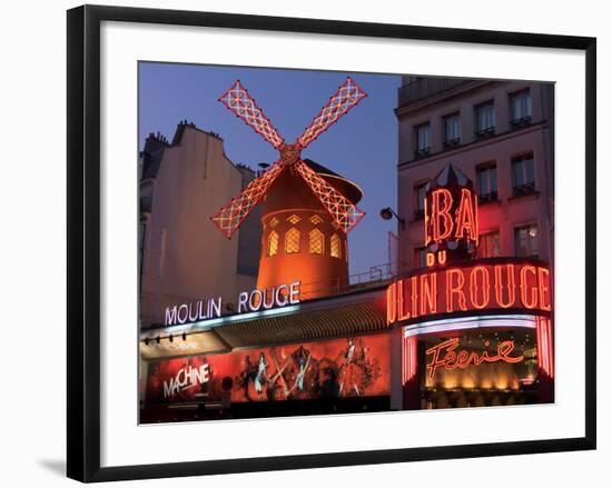 2010 Moulin Rouge night fall-null-Framed Photographic Print