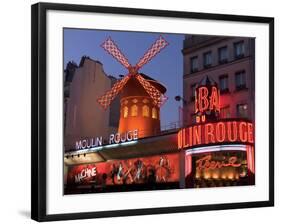 2010 Moulin Rouge night fall-null-Framed Photographic Print