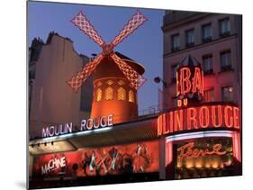 2010 Moulin Rouge night fall-null-Mounted Photographic Print