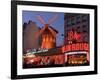 2010 Moulin Rouge night fall-null-Framed Photographic Print