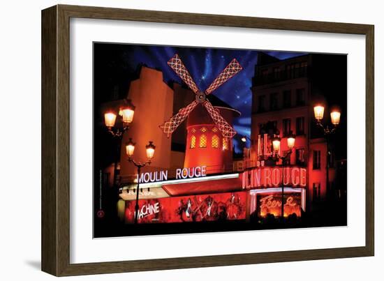 2010 Moulin Rouge twinkling stars-null-Framed Giclee Print