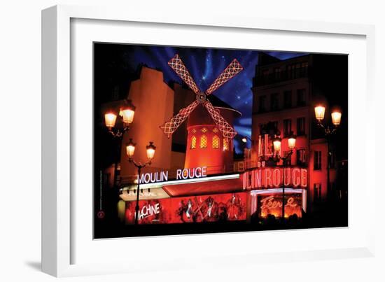 2010 Moulin Rouge twinkling stars-null-Framed Giclee Print