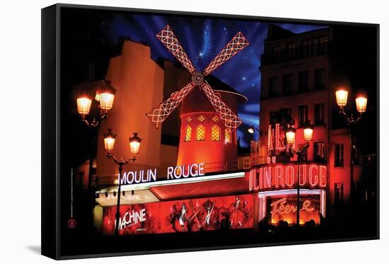 2010 Moulin Rouge twinkling stars-null-Framed Stretched Canvas