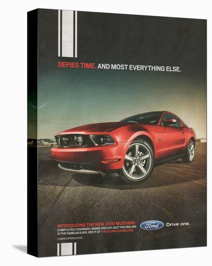 2010 Mustang - Defies Time-null-Stretched Canvas