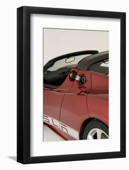 2010 Tesla Roadster-null-Framed Photographic Print