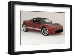 2010 Tesla Roadster-null-Framed Photographic Print