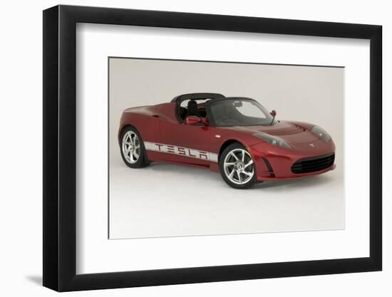 2010 Tesla Roadster-null-Framed Photographic Print