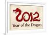 2012 Year of the Dragon-null-Framed Art Print