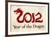 2012 Year of the Dragon-null-Framed Art Print