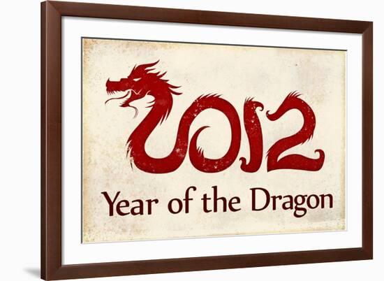 2012 Year of the Dragon-null-Framed Art Print