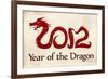 2012 Year of the Dragon-null-Framed Art Print