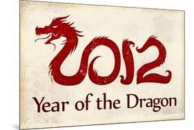 2012 Year of the Dragon-null-Mounted Art Print