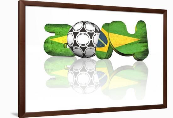 2014 Brazil-talitha-Framed Art Print