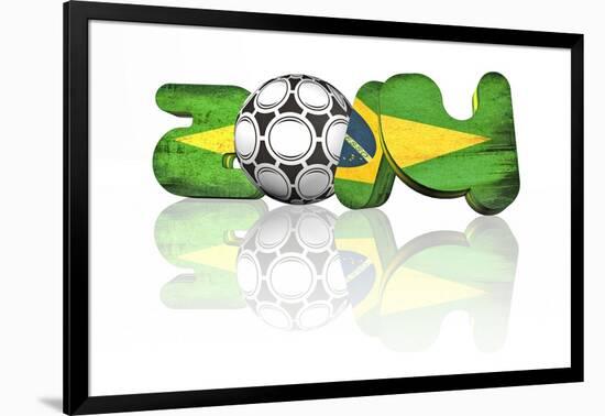 2014 Brazil-talitha-Framed Art Print