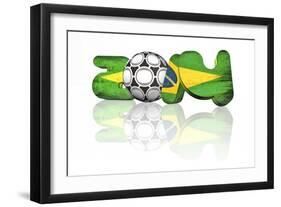 2014 Brazil-talitha-Framed Art Print