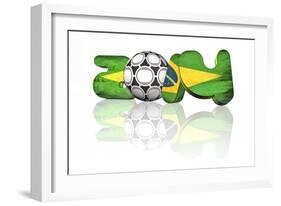 2014 Brazil-talitha-Framed Art Print