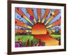 2014 Sunset-Howie Green-Framed Giclee Print