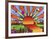 2014 Sunset-Howie Green-Framed Giclee Print