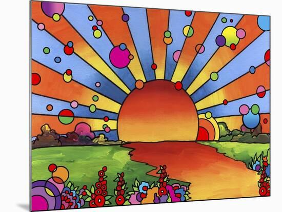 2014 Sunset-Howie Green-Mounted Giclee Print